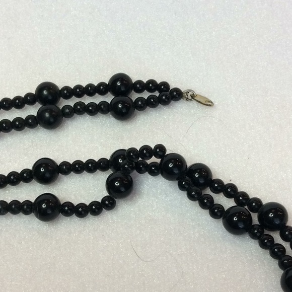 FINAL SALE PRICE Classic Black Necklace Set - Picture 2 of 9